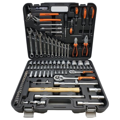 фото Набор инструмента 101 предмета1/2",1/4" кейс автоdело