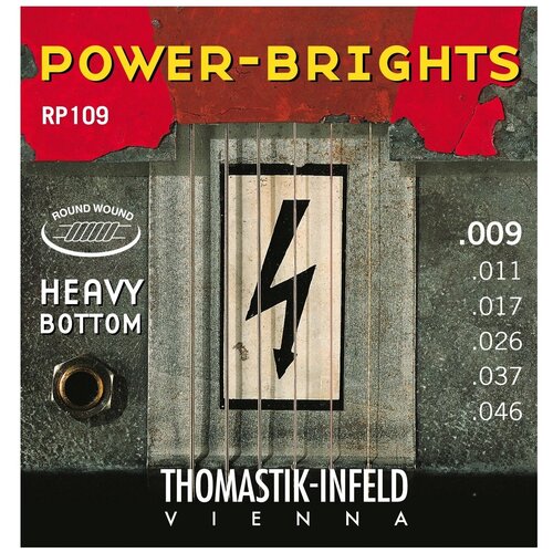 THOMASTIK RP109 Струны для электрогитары thomastik pb111 струны серии power brights для электрогитары 11 46