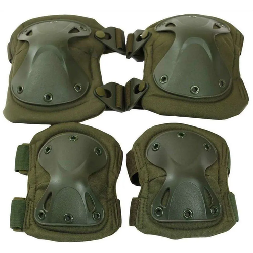 фото Наколенники и налокотники тактические олива brand