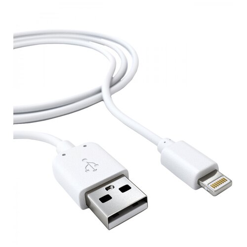 Red Line Кабель USB 2.0 - Lightning, М/М, 2 метра, Red Line, белый, УТ000009513 кабель разъем usb u48 superior для lightning 2 4 a длина 1 2 м red [hoco] 6957531087953