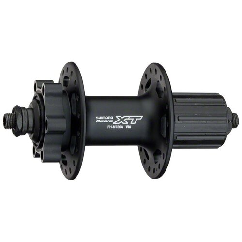 Shimano Втулка задняя Shimano Deore XT M756A, 36H, на 8/9 ск., 6-болт. (без эксцентрика), цвет Черный