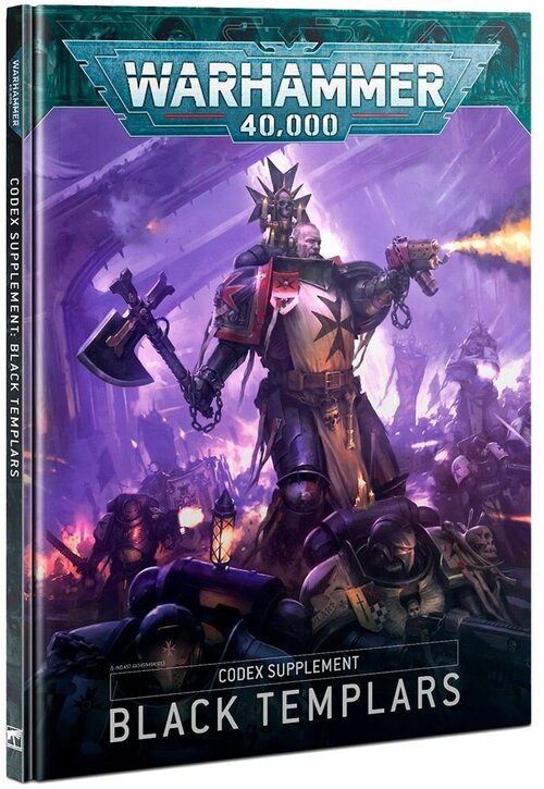 Кодекс для настольной игры Games Workshop Warhammer 40000: Codex Supplement Black Templars (на английском языке) 55-01