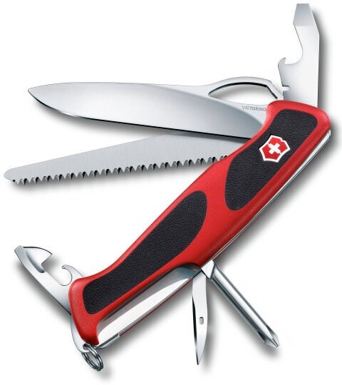 Нож Victorinox RangerGrip 78 красный/черный (0.9663. mc)
