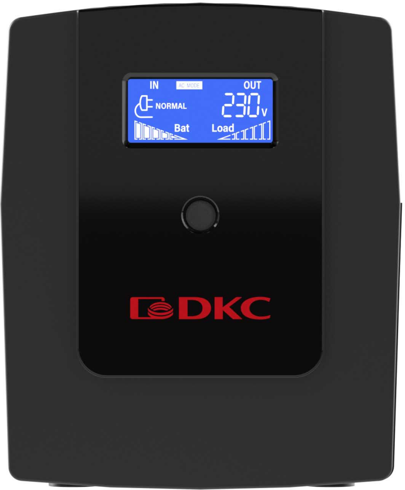 Линейно-интерактивный ИБП ДКС серии Info LCD, 1500 ВА/900 Вт, 1/1, 3xSchuko, USB + RJ45, LCD, 2x8Aч DKC INFOLCD1500S - фото №15
