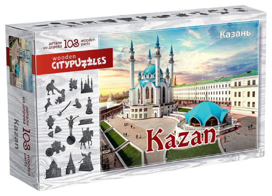 Пазл Нескучные игры Citypuzzles Казань (8295), 103 дет.