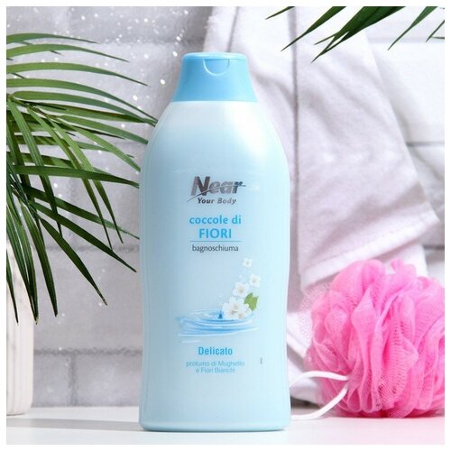 NEAR Гель-крем для душа и ванны NEAR ландыш и аромат белых цветов, 750 мл