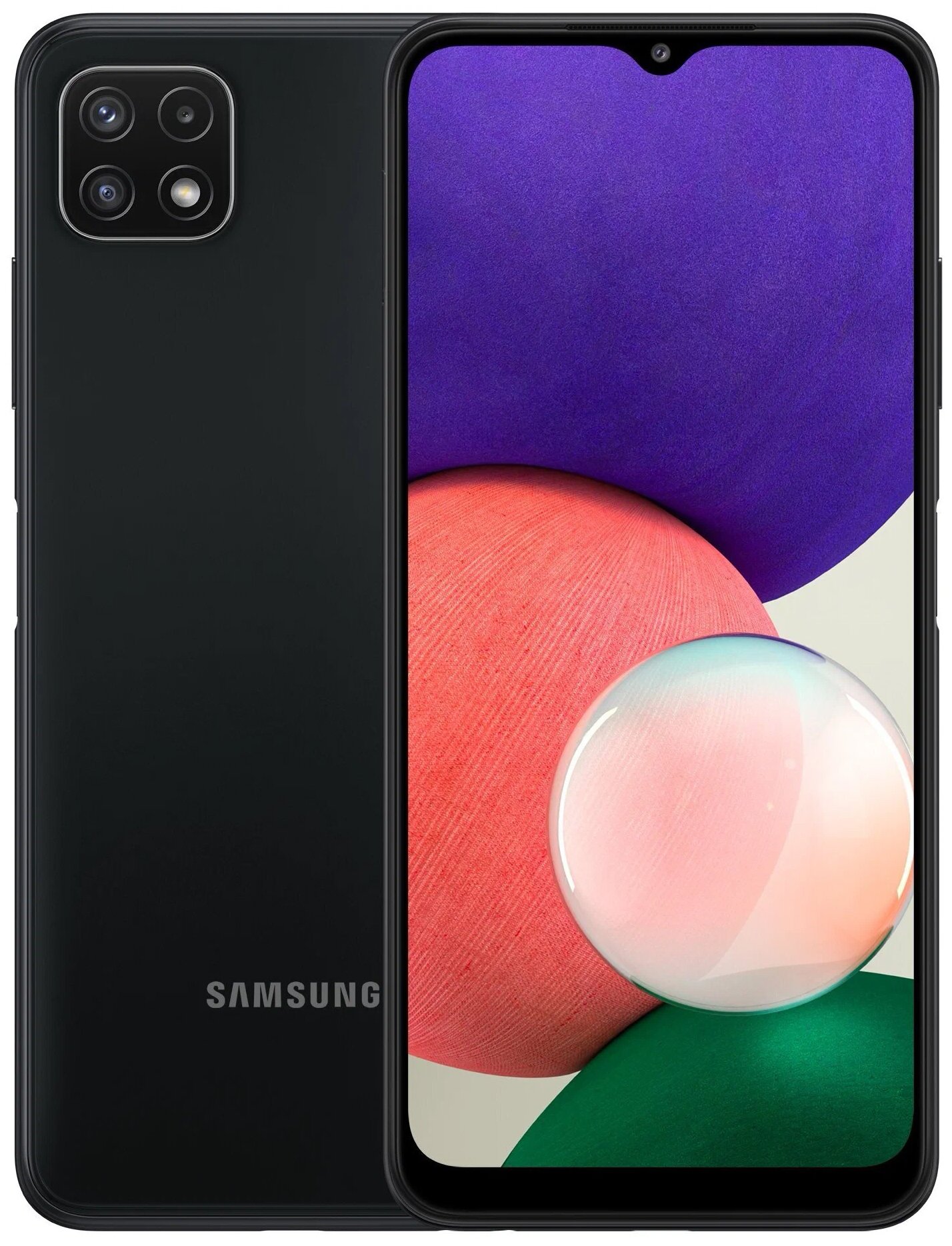 Смартфон Samsung Galaxy A22s 5G 4/64 ГБ RU, Dual nano SIM, серый