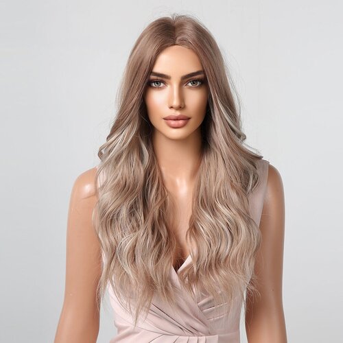 Женский Парик Wiger Парики с длинной волной Искусственный волосы