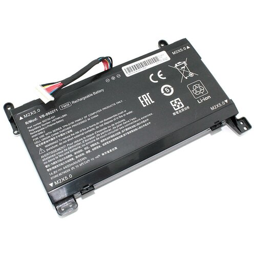 Аккумулятор для ноутбука HP OMEN 17-an013TX (FM08) 14.8V 4400mAh аккумуляторная батарея topon для ноутбука hp mu06 11 1v 4400mah
