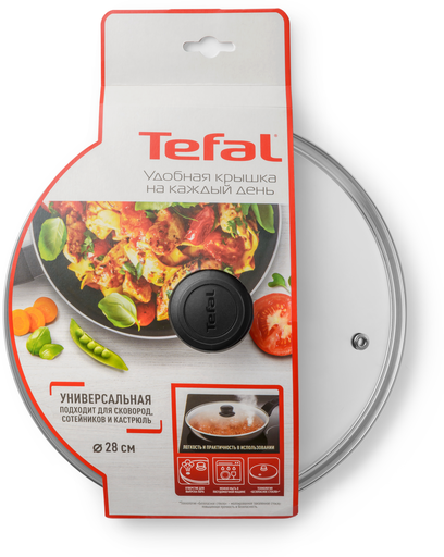 Крышка TEFAL Cocoon Э 04197726, 26см [9100038837] - фото №2