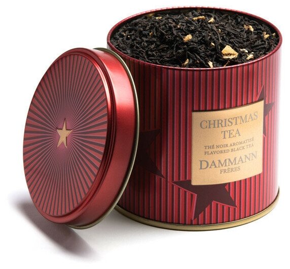 Чай черный Dammann Cristmas Tea Red ж/б 90 г - фотография № 3