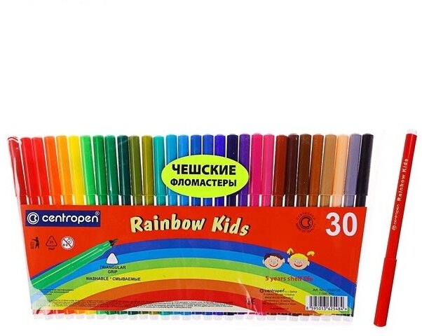 Фломастеры Centropen Colour World 30 цветов - фото №9