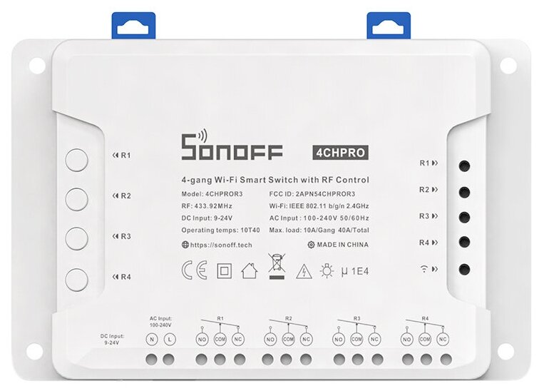   4-  Wi-Fi SONOFF 4CH PRO R3, WiFi-,  