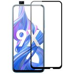 Защитное стекло Onext для телефона Honor 9X, 3D, full glue, черное (2019) - изображение