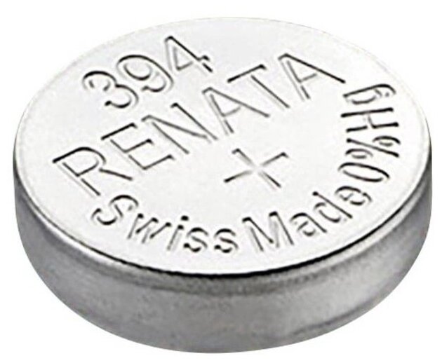Батарейка Renata 394(SR936SW) 1,55v серебряно-цинковая.