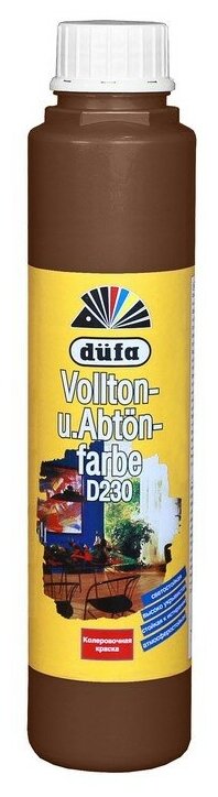 Колорант, краситель Dufa Vollton und Abtonfarbe D230 (0,75л) табачный 118