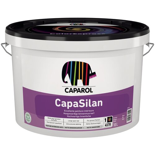 Краска силиконовая Caparol Capasilan матовая белый 10 л 14 кг