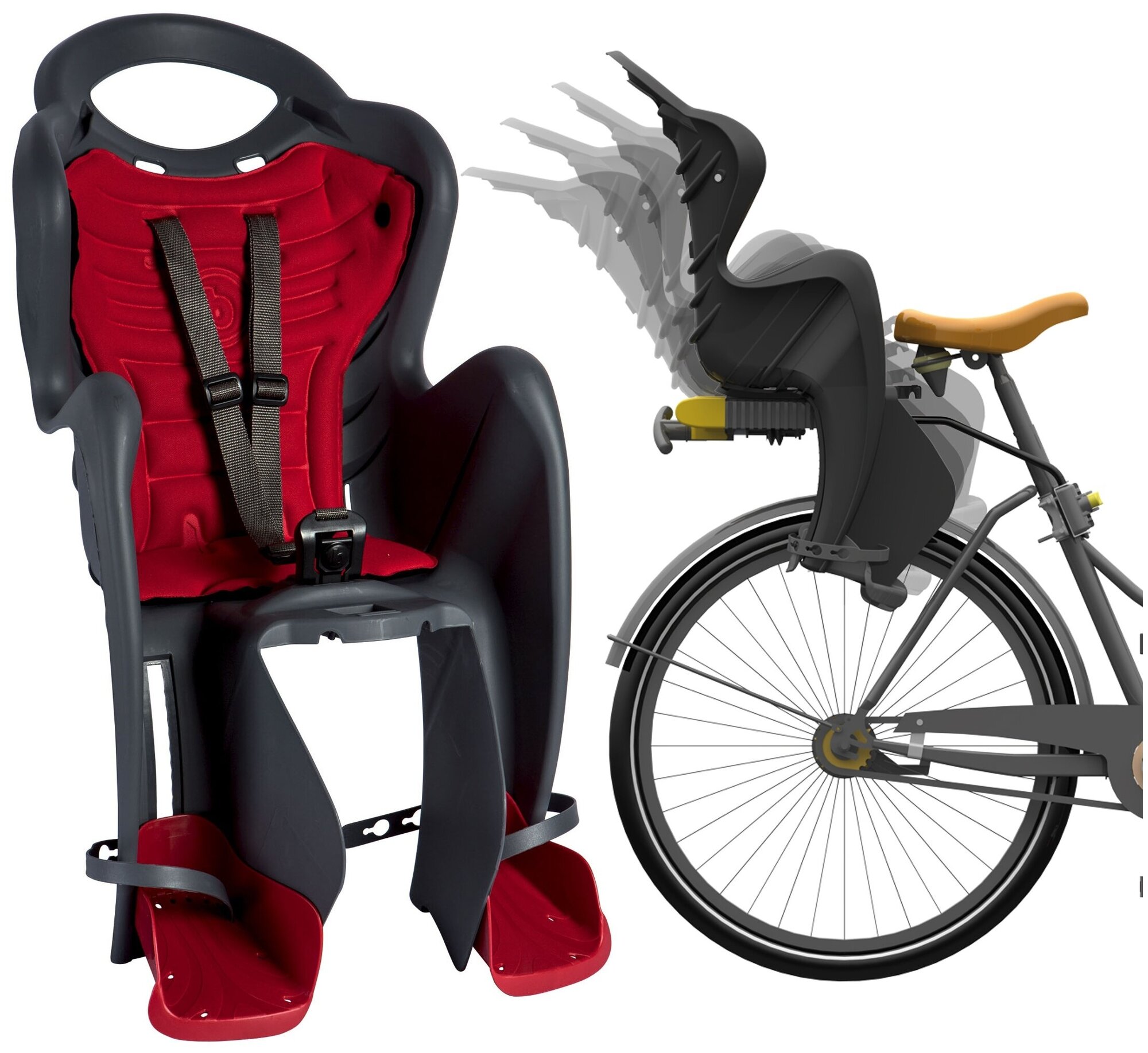  кресло для велосипеда детское - фото