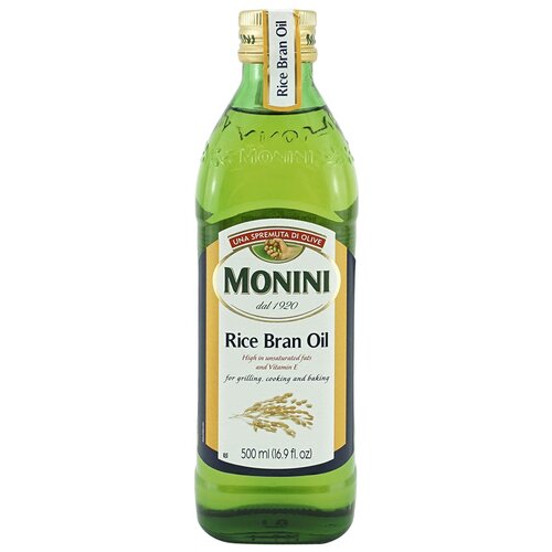 Рисовое масло Monini рафинированное Rice Bran Oil, 0,5л