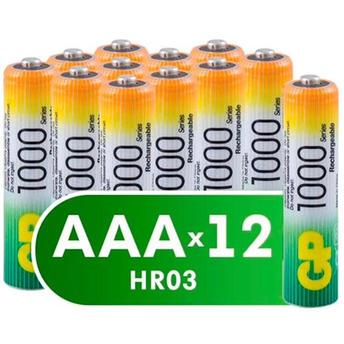 Аккумулятор AAA - GP 950mAh 100AAAHC-B12/312 (12 штук)