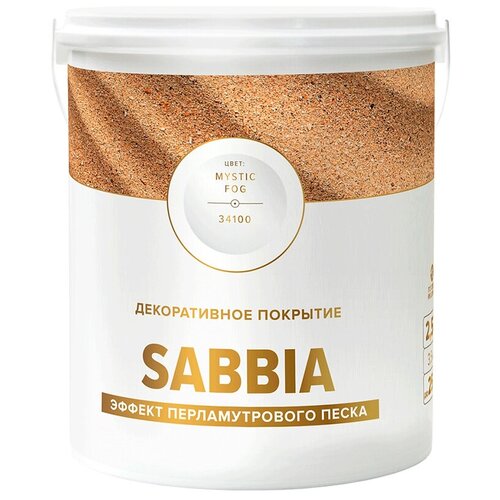 Декоративное покрытие Vincent Decor Sabbia, белый 34100, 2.5 л