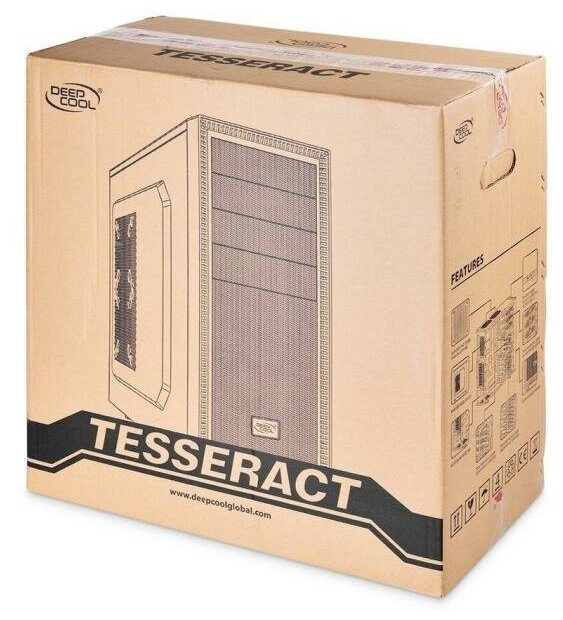Корпус ATX Deepcool Tesseract BF Без БП чёрный DP-CCATX-TSRBFBK - фото №7