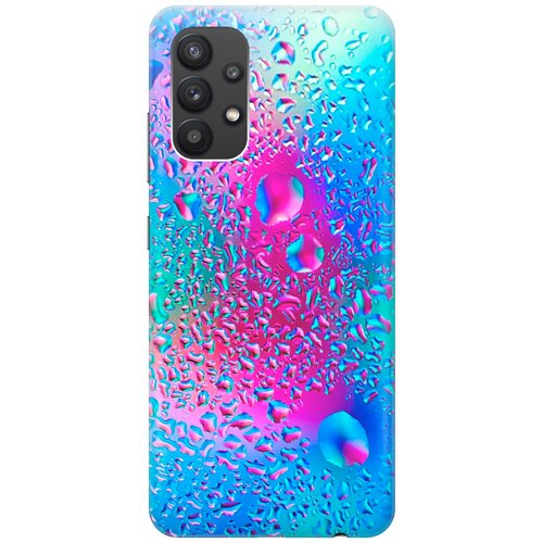 фото Re:pa накладка transparent для samsung galaxy a32 с принтом "капли на стекле"