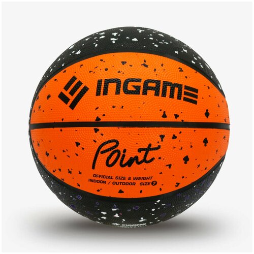 Баскетбольный мяч Ingame Point мяч баскетбольный ingame champ 7 синий