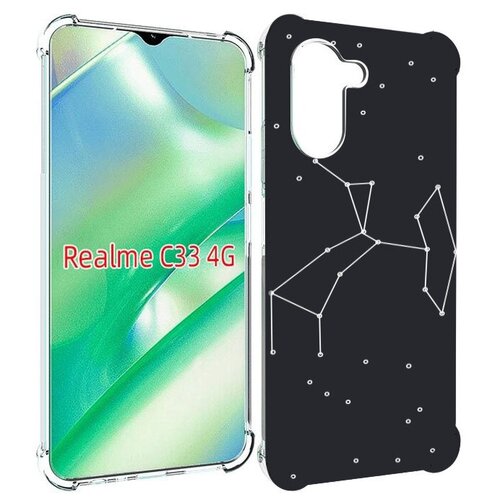 Чехол MyPads знак зодиака стрелец 6 для Realme C33 4G задняя-панель-накладка-бампер