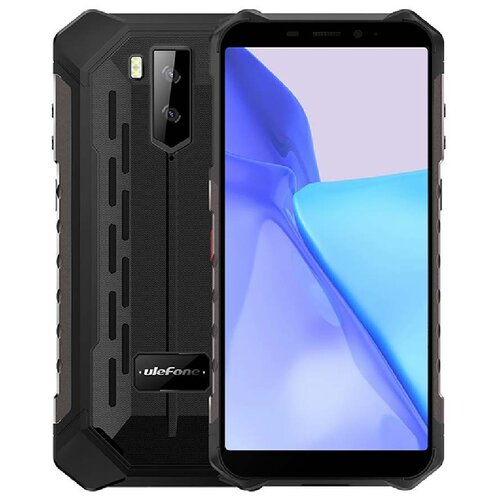 Смартфон Ulefone Armor X9 Pro 4/64 ГБ, Dual nano SIM, черный ulefone armor 8 pro прочный мобильный телефон 8 гб 128 гб android 11 смартфон ip68 водонепроницаемые телефоны helio p60 восьмиядерный 5580 мач nfc