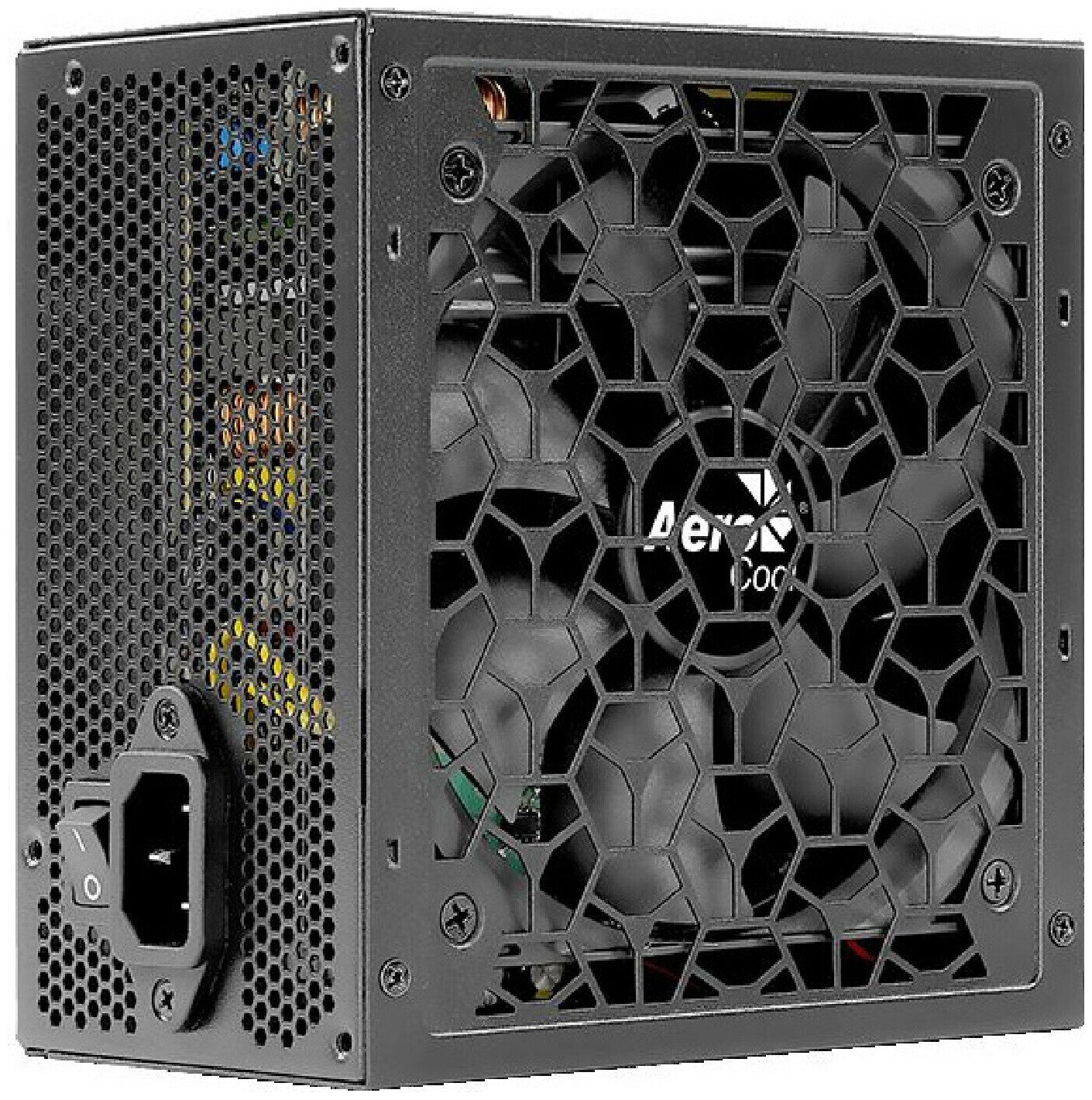 Блок питания AEROCOOL AERO WHITE, 550Вт, 120мм, черный, retail [aero white 550] - фото №3