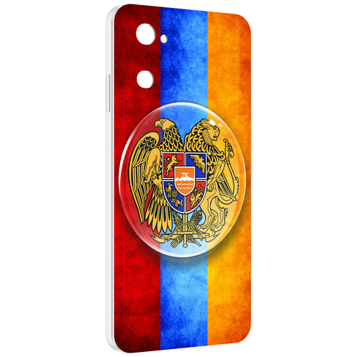 Чехол MyPads герб флаг армении для UleFone Note 12 / Note 12P задняя-панель-накладка-бампер