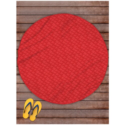 фото Коврик пляжный sfer.tex красный 145 см круг