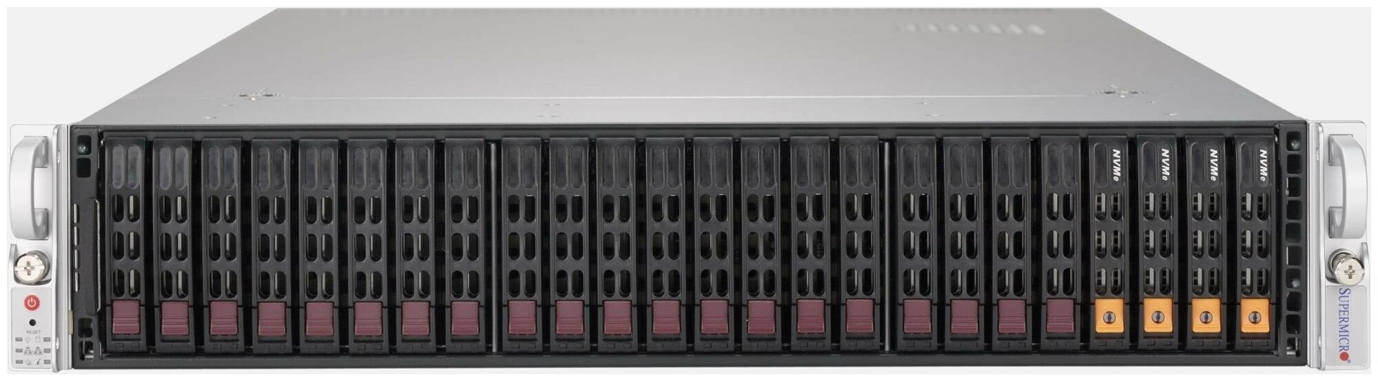 Сервер Supermicro SuperServer 2049U-TR4 без процессора/без ОЗУ/без накопителей/количество отсеков 25" hot swap: 24/2 x 1600 Вт/LAN 1 Гбит/c