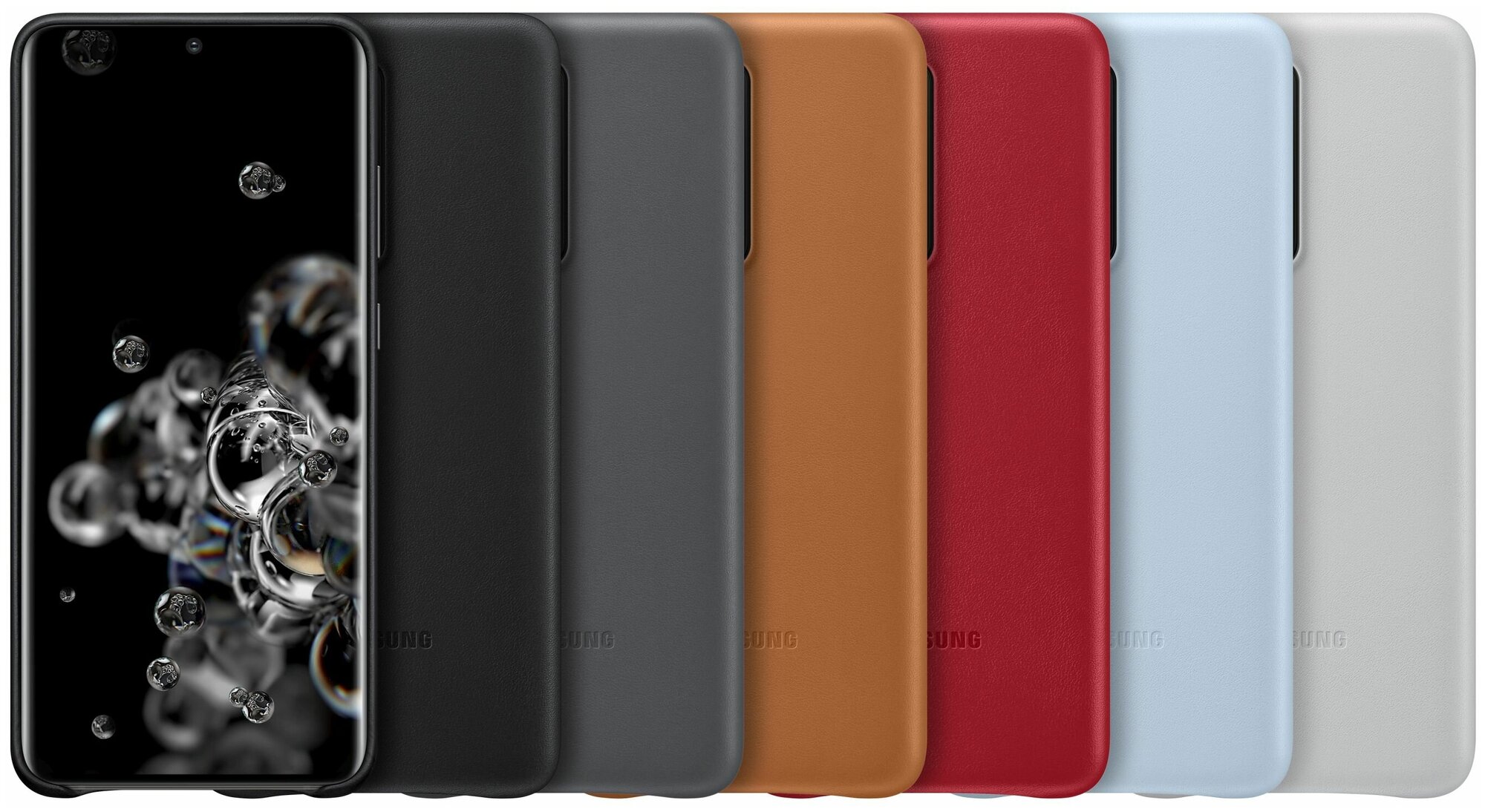 Чехол (клип-кейс) SAMSUNG Leather Cover, для Samsung Galaxy S20 Ultra, красный [ef-vg988lregru] - фото №9
