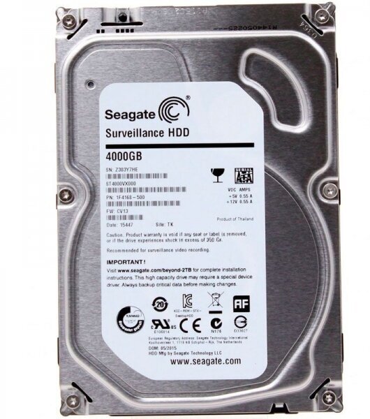 Жесткий диск Seagate ST4000VX000 4Tb SATAIII 3,5" HDD