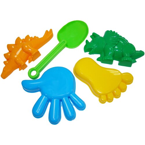 фото Набор полесье №371 35684, желтый/голубой/зеленый