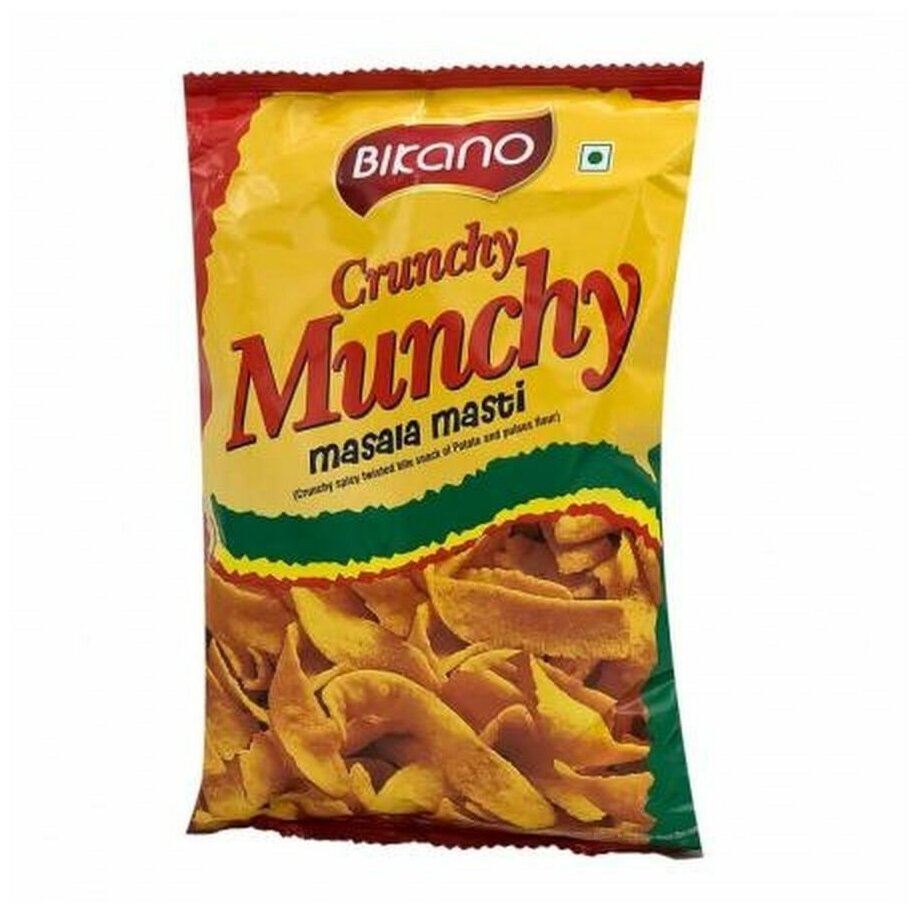 Закуска картофель Crunchy Munch Bicano 125г/безопасное применение/хороший состав/без аллергии