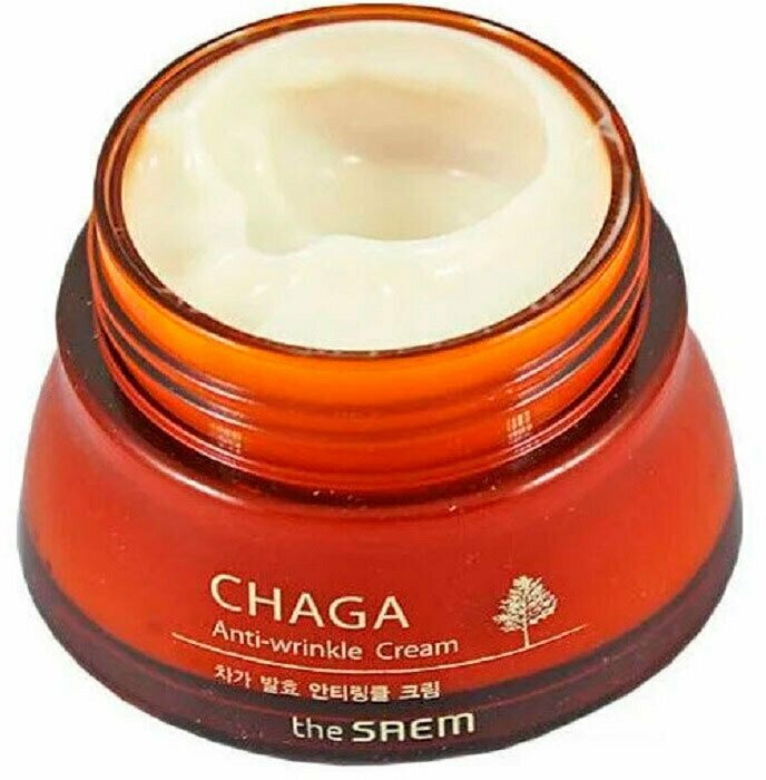 Крем для лица антивозрастной The Saem Chaga Anti-Wrinkle Cream 60мл - фото №8