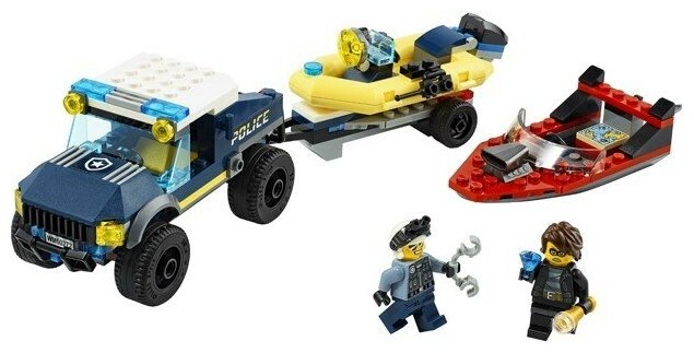 Конструктор LEGO Полицейская лодка, 60272