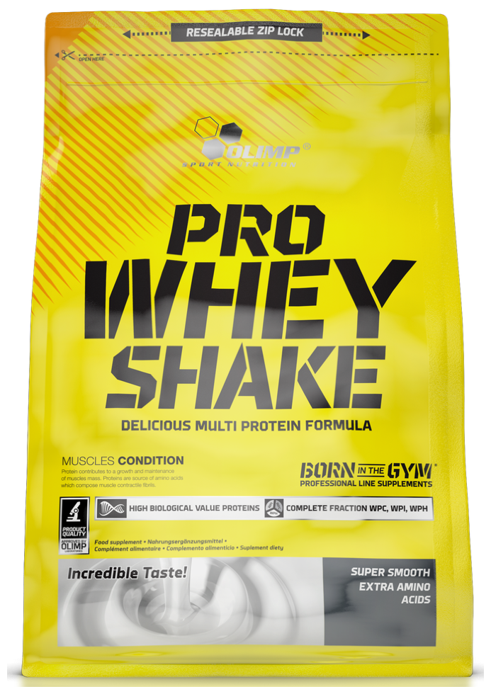 Протеин сывороточный Olimp Sport Nutrition Pro Whey Shake, 700 г. Клубника