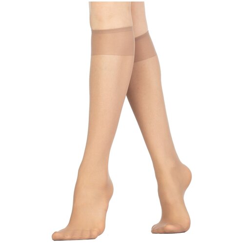 фото Капроновые гольфы golden lady mio 20 den, 2 пары, размер 0 (one size), daino