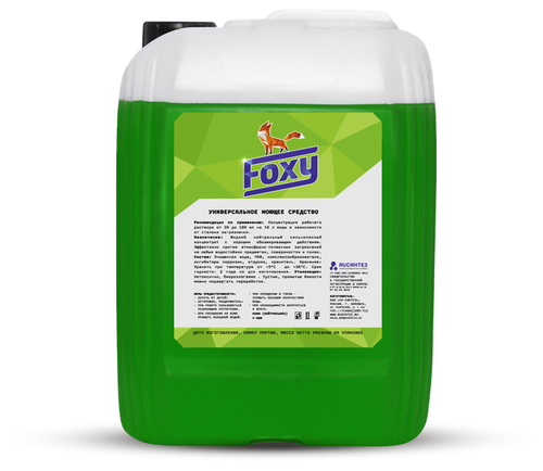 Универсальное моющее средство 5 литров FOXY F-009. Жидкость для мойки сантехники, полов, поврхностей