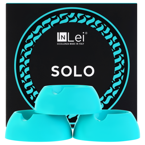 InLei Емкость для жидкостей / стаканчик для краски пластиковый Solo, 3 штуки кисточки для бровей и ресниц для нанесения краски хны и составов для ламинирования novel комплект из 5 шт