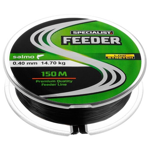 фото Монофильная леска salmo specialist feeder черный/красный 0.4 мм 150 м 14.7 кг