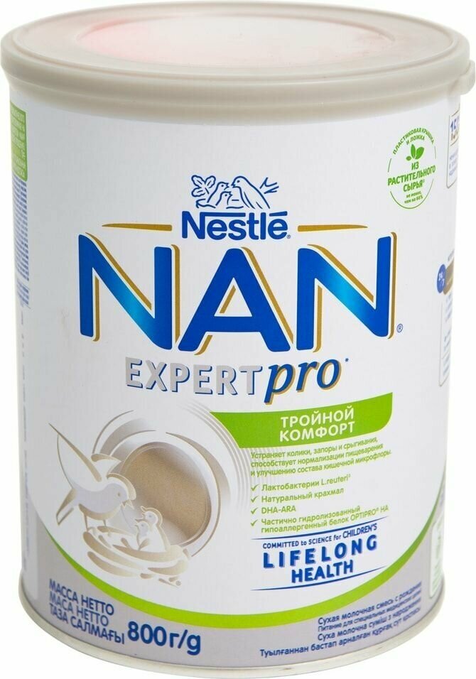 Смесь Nestle NAN молочная сухая Тройной комфорт 400 г NAN (Nestle) - фото №19