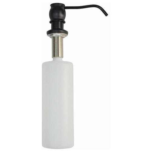 Дозатор для жидкого мыла Goccia Rotonde piu Black, черный, 500 мл