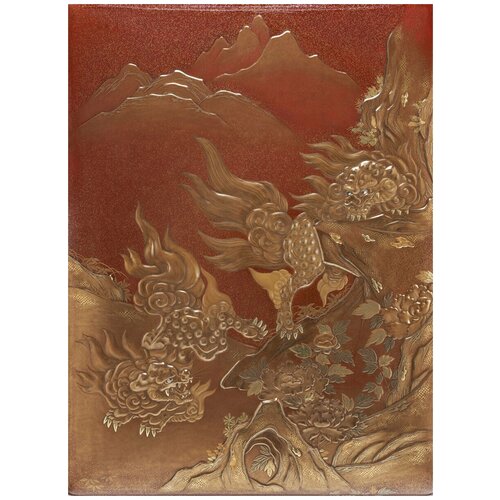 Фотообои на стену HARMONY Decor HD2-062 Китайские огненные драконы, 200 х 270 см, флизеиновые
