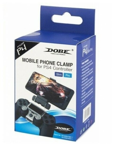 Крепление Mobile Phone Clamp для геймпадов Playstation 4 (Dobe TP4-016B)