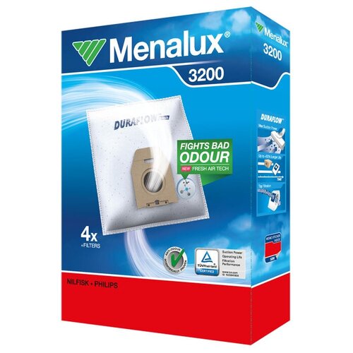 Menalux Синтетические пылесборники 3200, 4 шт. menalux бумажные пылесборники 6885 p 4 шт